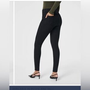 Spanx Vintage Distressed Ankle Skinny Jeans Vintage Black